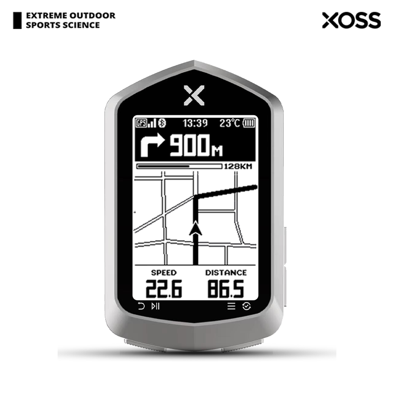 XOSS NAV Plus Bike Computer Wireless Cycling GPS Speedometer Map Navig –