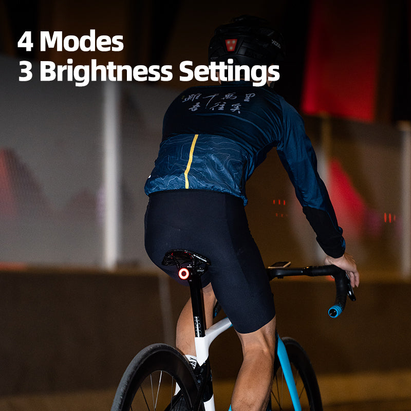 XOSS XR Pro Bike Taillight Bicycle,Team Sync,Rear Light Smart Tail Light Auto Start/Stop Brake Sensing LED Charging Waterproof - XOSS.CO