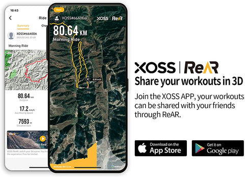 XOSS G GPS Bike Computer, 25 Hours Battery, Waterproof, Barometer, Bluetooth, lightweight, Strava - XOSS.CO