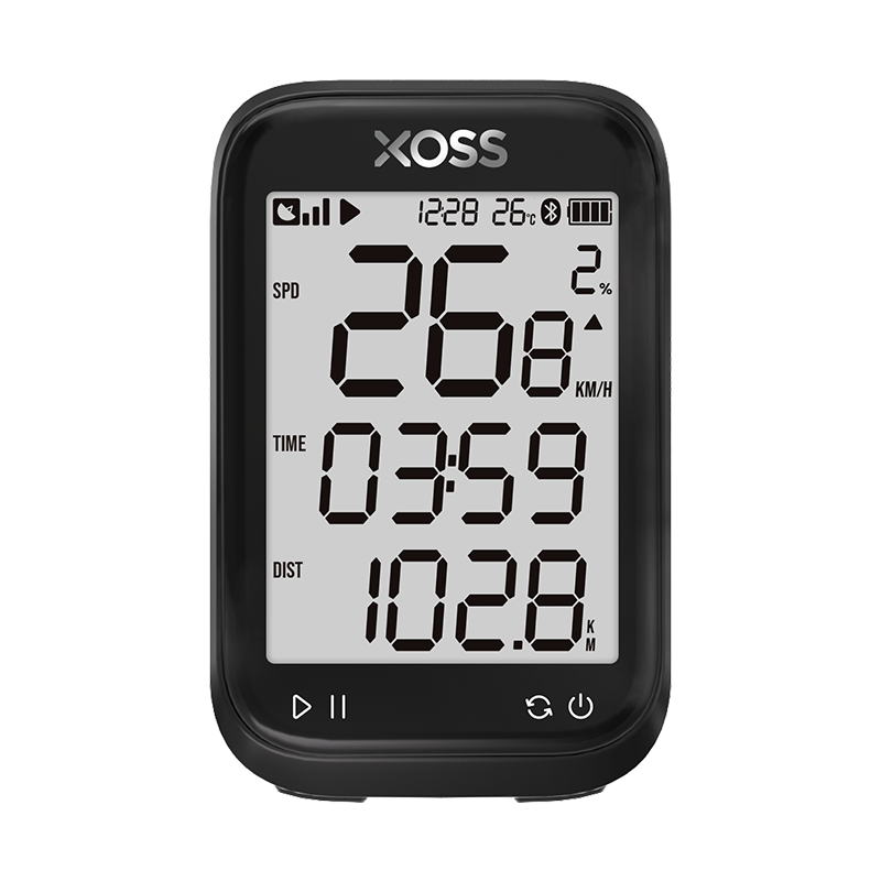 xoss fahrradcomputer XOSS G/G+ Gen.3 GPS Bike Computer G3+ Power Meter Cadence Speed Bicycle Odometer G3 Plus Waterproof Lights Connection Cycling