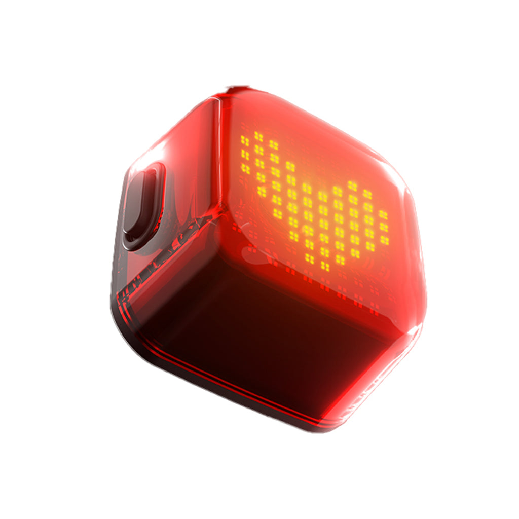 XOSS Nebula Smart Bike Tail Light, USB Rechargeable LED Bike Rear Light with Brake Sensor, Waterproof Bike Lights with Customized Patterns & Team Up with The Same Frequency Function for Night Riding - XOSS.CO