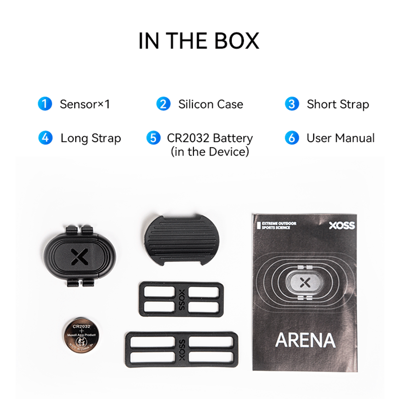 XOSS ARENA Speed Cadence Sensor Cycling Computer Speedometer ANT+ Bluetooth Road Bike MTB for iGPSPORT Bryton Cycplus - XOSS.CO