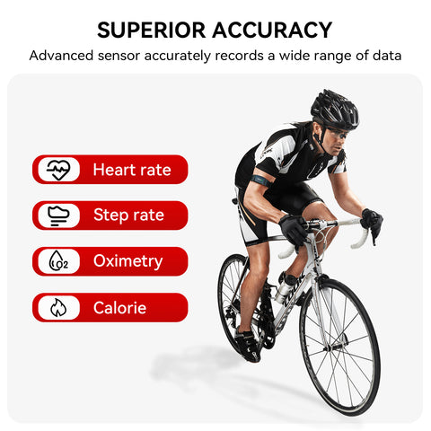 XOSS BBP Heart Rate Monitor Armband IP68 Waterproof Beat Band Pro HRM for Cycling, Run, Swim Health Fitness Smart Bicycle Sensor