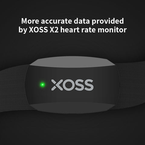 XOSS X2 心拍数モニター チェストストラップ Bluetooth 4.0 チェストストラップ付きワイヤレス心拍数 Bluetooth&amp;ant+) 