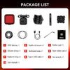 XOSS Nebula Smart Bike Tail Light, USB Rechargeable LED Bike Rear Light with Brake Sensor, Waterproof Bike Lights with Customized Patterns & Team Up with The Same Frequency Function for Night Riding - XOSS.CO