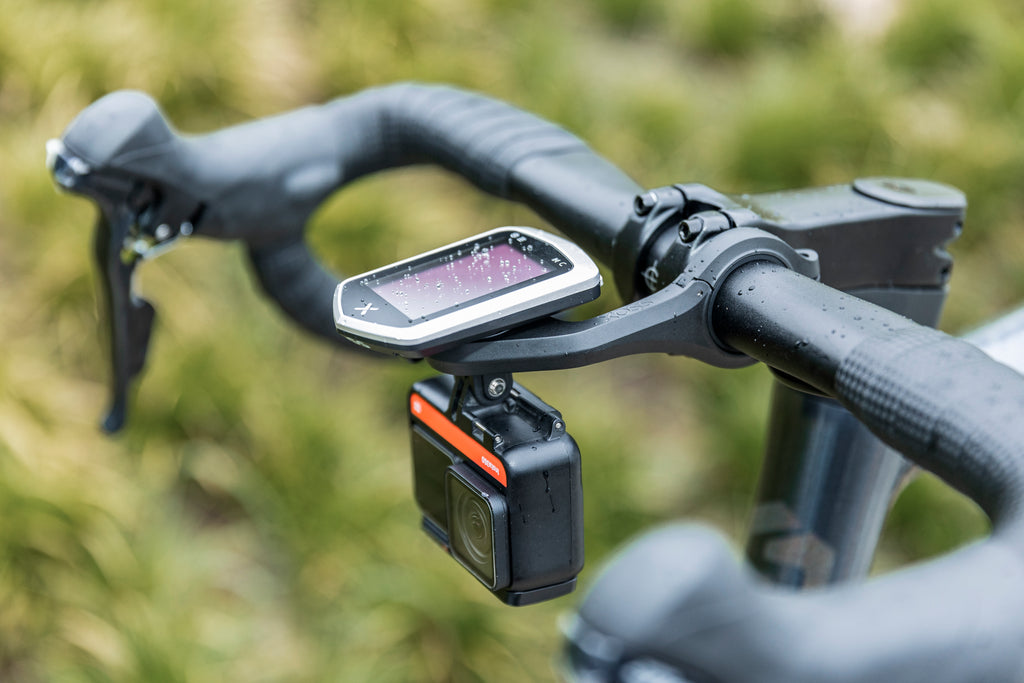 XOSS G/G+ Bike Computer Mount, Compatible for Bike Computer Garmin, Out Front Bike Computer Mount Road Black Plastic-Steel Durable - XOSS.CO