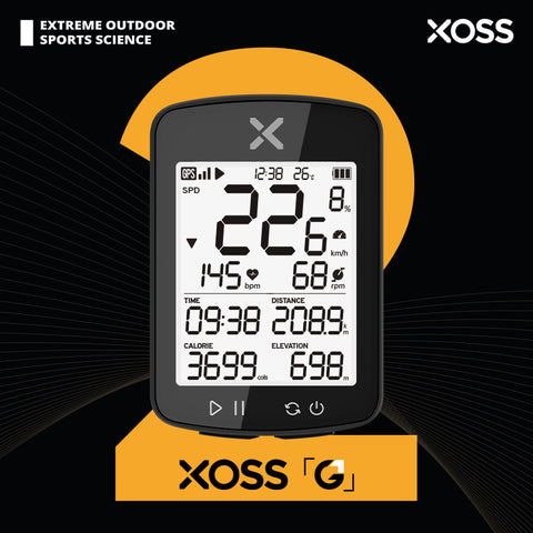 XOSS Fahrradcomputer G + kabellosWireless GPS Tacho Wasserdicht