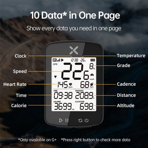 XOSS G 2nd Generation GPS Smart Cycling Computer - XOSS.CO