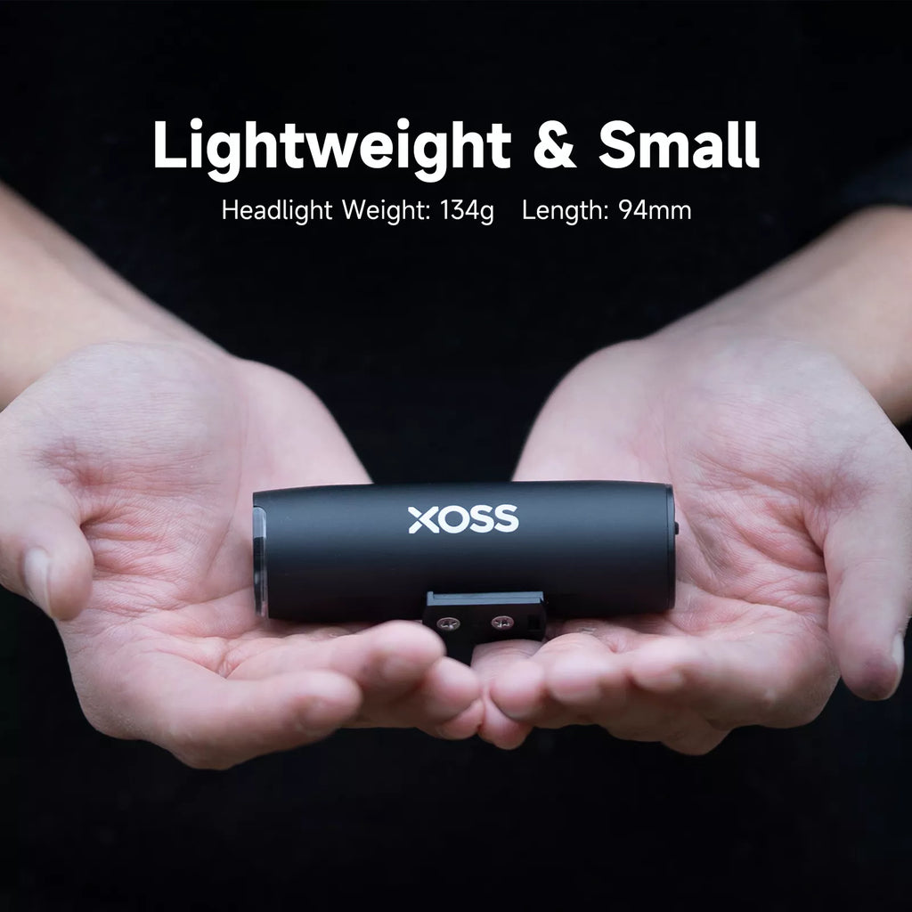XOSS XL-400 Bike Headlight Waterproof USB Rechargeable Bicycle Front Light 400 LM Cycling LED Headlight 2000 mAh Flashlight MTB Handle Lamp - XOSS.CO