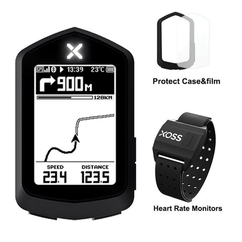 NAV navigation bike computer & case  & armband heart rate sensor - XOSS.CO