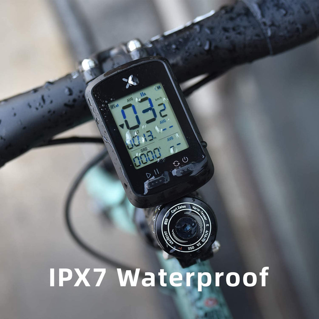 XOSS G+ GPS Bike Computer,  Ant+, Bluetooth, 25 Hours Battery, Waterproof, Barometer, Cadence, Heart Rate, Strava - XOSS.CO