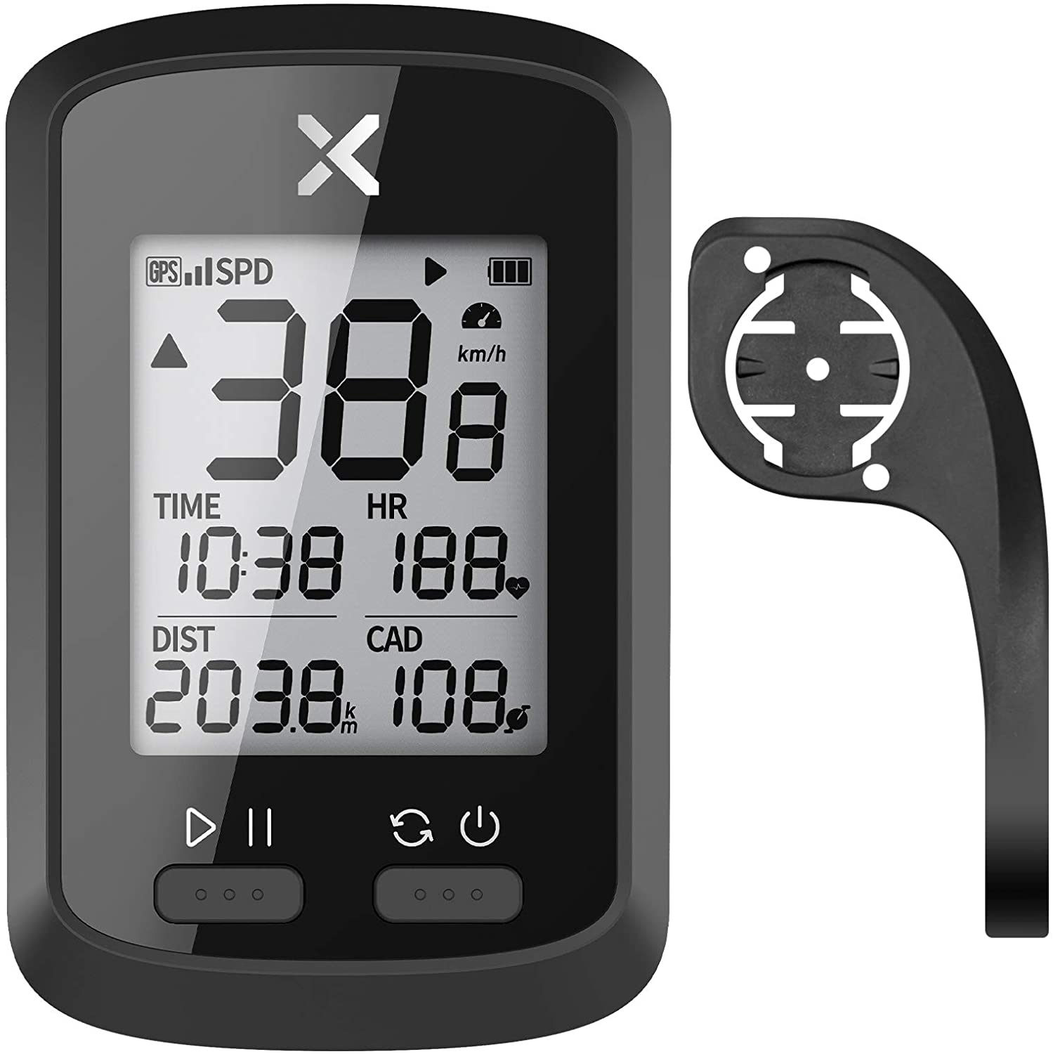 [Combo] XOSS G+ GPS Bikec Computer & Extended Mount - XOSS.CO