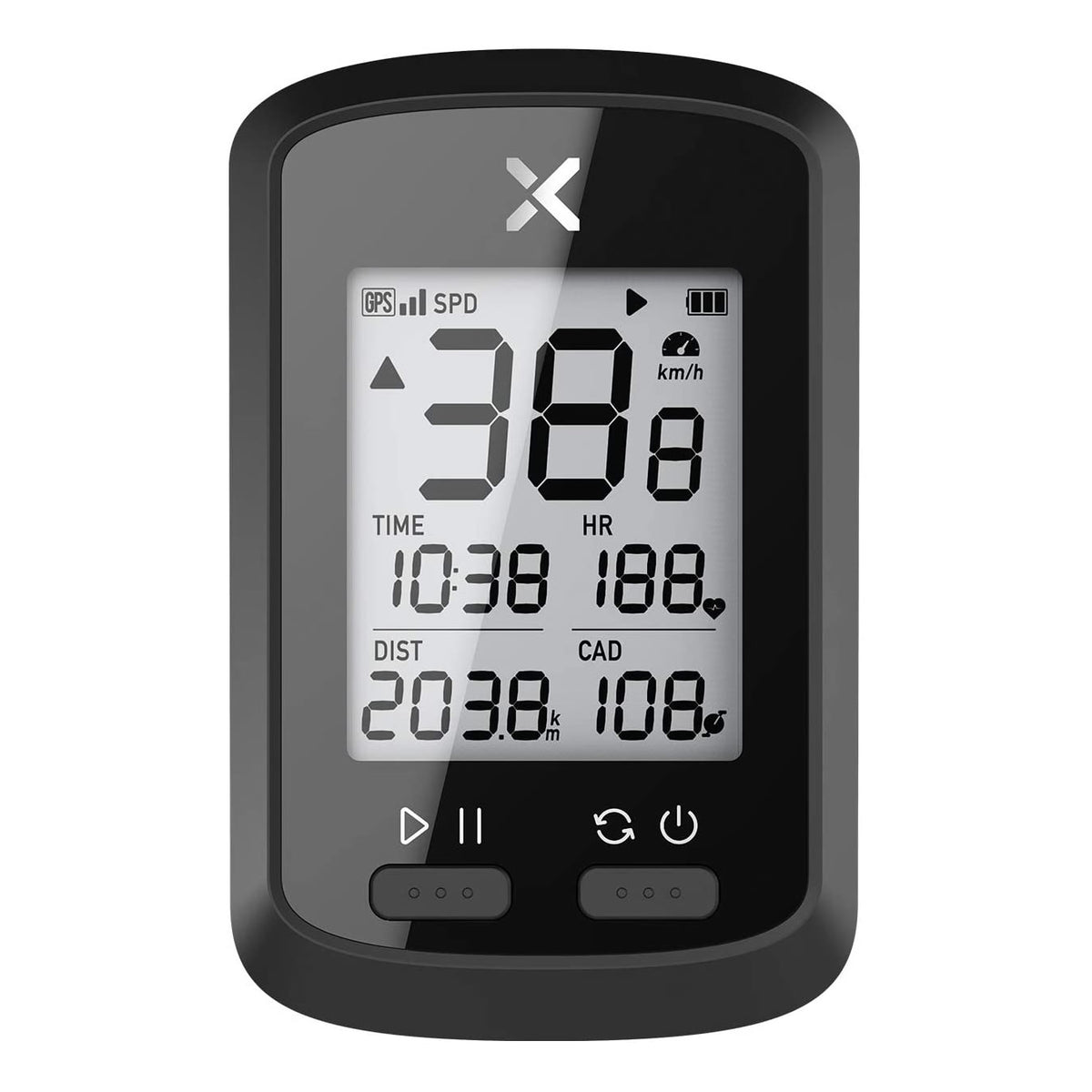 XOSS G+ GPS Bike Computer combo, with optional cadance and heart rate sensor - XOSS.CO